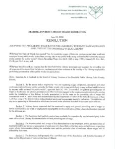2018 6 20 RESOLUTION Prevailing Wage Rates pdf