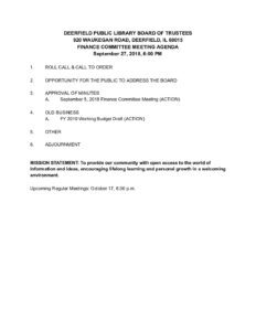 2018 9 27 Finance Committee Agenda pdf