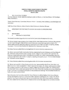 2019 3 6 Special Committee Minutes signed pdf