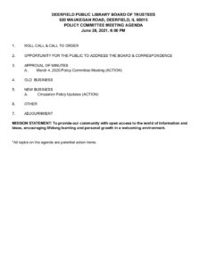 2021 6 28 Policy Committee Agenda pdf
