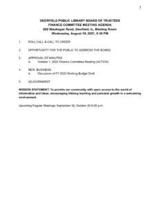 2021 8 18 Finance Committee Packet pdf