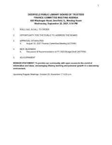 2021 9 22 Finance Committee Packet pdf