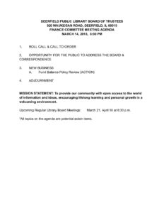 Finance Committee Meeting Agenda 03142018 pdf