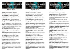 5 May Read Around the World List pdf