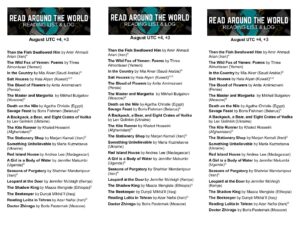 8 August Read Around the World List pdf