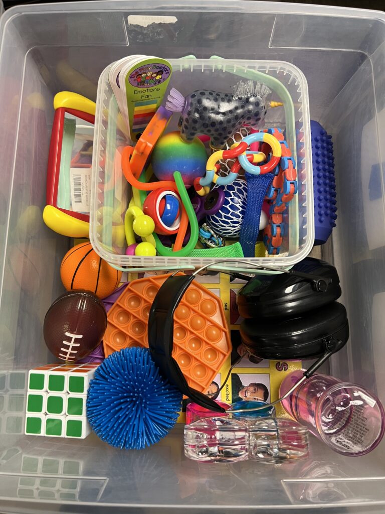 Preview of what is inside a Sensory Kit
