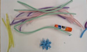 cut off excess and spread loops