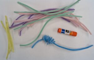 pull out a third matching pastel